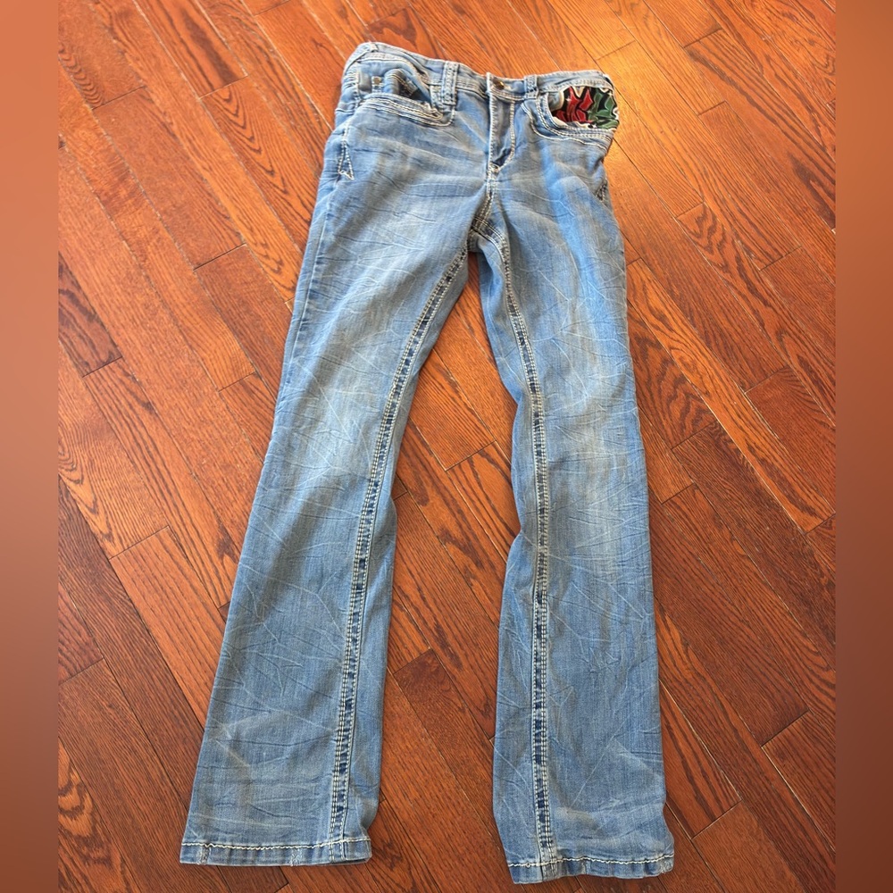 Stylish Blue Boot Cut Jeans for Men
